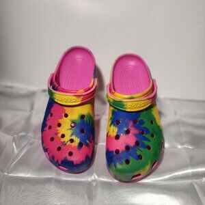 USED - Crocs Rainbow